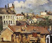 Paul Cezanne rooftop USA oil painting artist